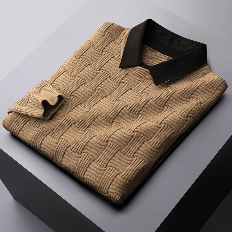 Finn | Elegant Polo Sweater