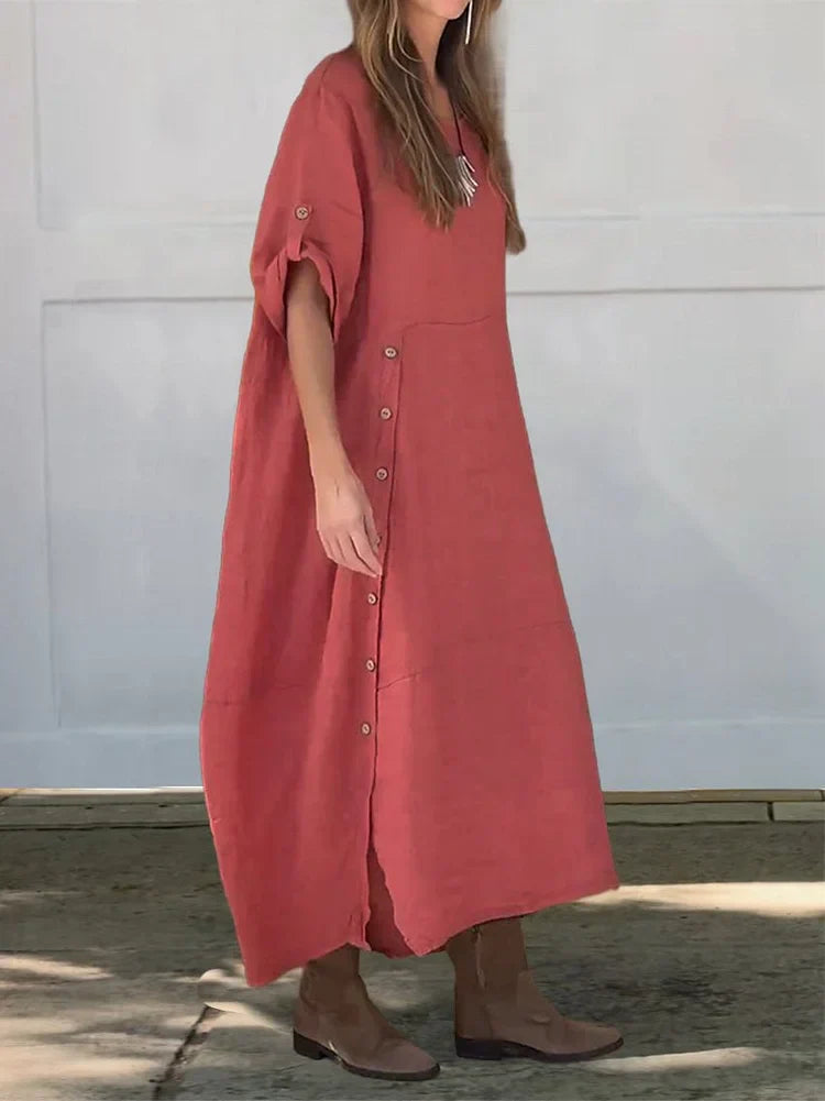 Lynn™ Linen Cotton Dress