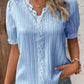 Rachael V-Neck Short Sleeve Shirt