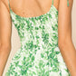 PALM PRINT SUMMER DRESS