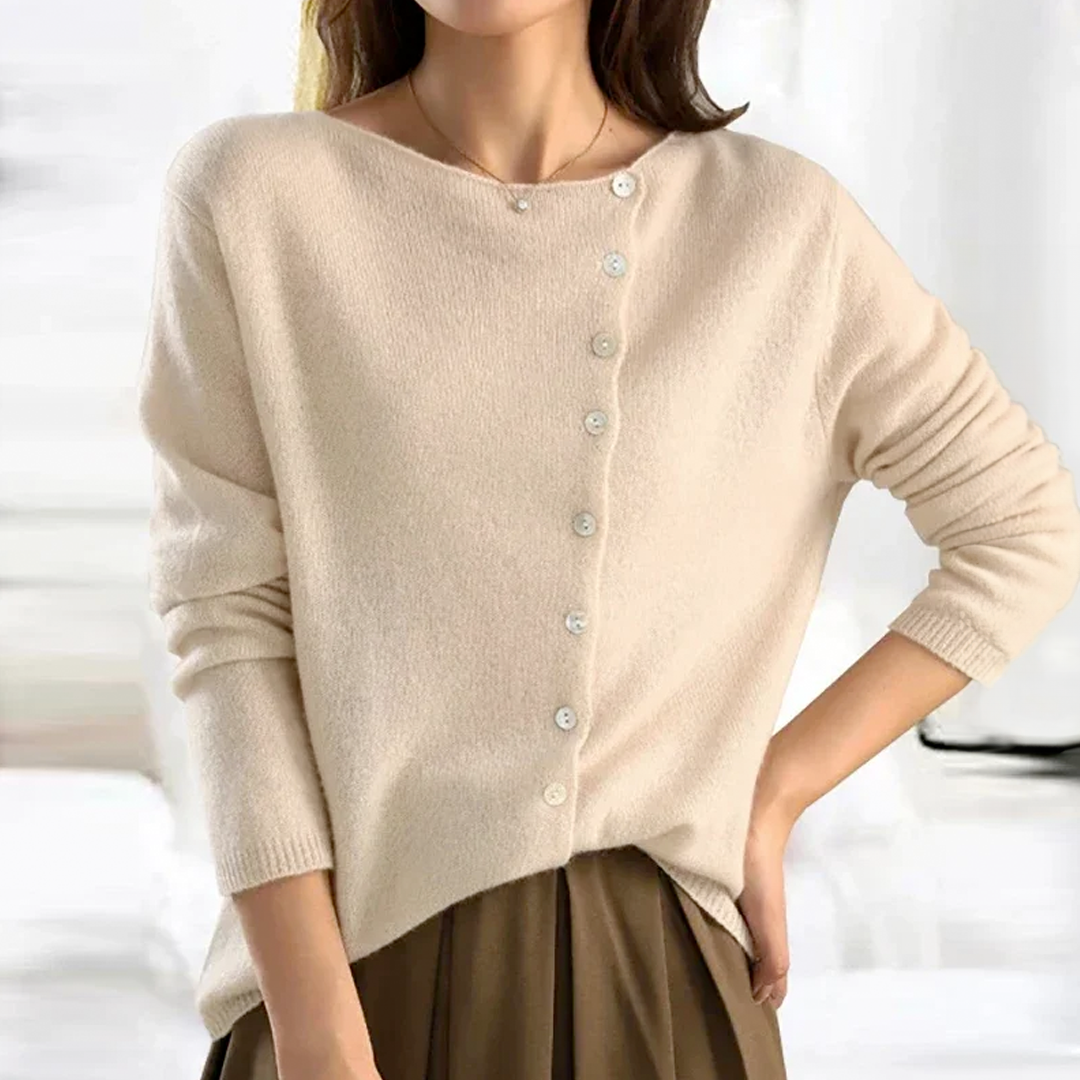 VERA BUTTON UP SWEATER