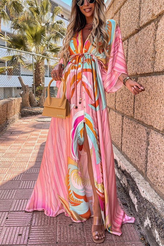 Darling Rainbow Maxi Dress