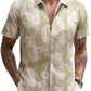 Casual Linen Blend Printed Shirt (US Only)