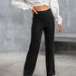 ANDY - High-waisted elastic casual pants