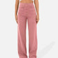 ANDY - High-waisted elastic casual pants