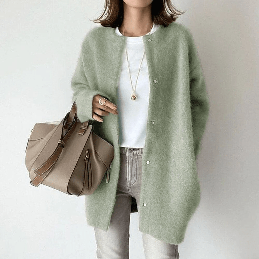 Phoebe | Luxury Button Cardigan