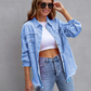 Judy - Ripped Oversized Denim Jacket