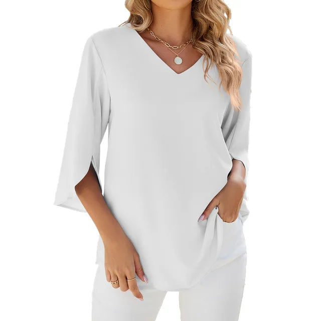 Gabby | V-neck blouse