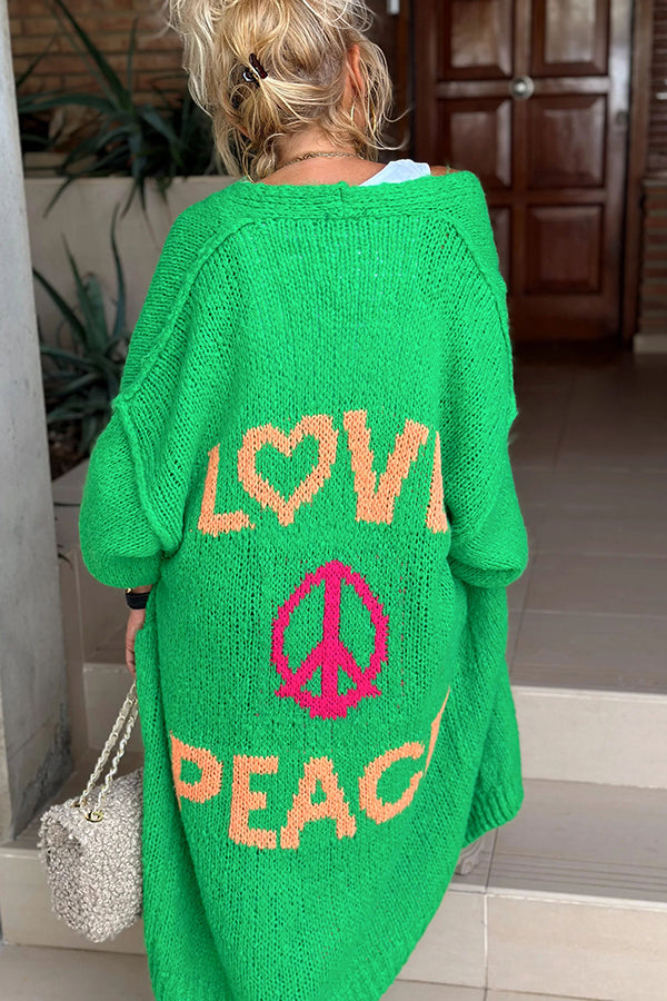 Ibiza - Love & Peace Cardigan