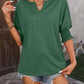 Loose V-neck and Dolman Sleeve T-shirt 51367206