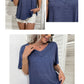 Women's Solid Color Loose Short Sleeve Casual T-Shirt 45982525YM