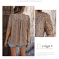 Women's V-neck Commuting Simple Leopard Print Shirt 21755578YM