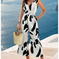 Sleeveless Brush Print Jumpsuit 18859005YM