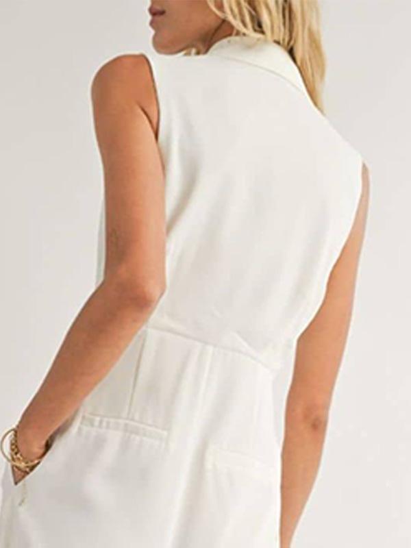 Classics Button-Front Jumpsuit