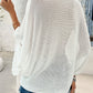 Loose Hollow-out Knited Batwing Sleeve Top