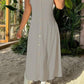 Pure Cotton Suspenders Everyday Versatile Midi Dress