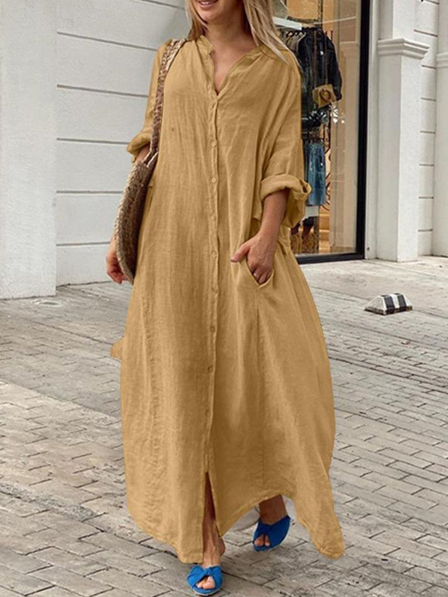 Women's Solid Color  Casual Dress