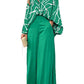 Loose Casual Printed Shirt and Wide-leg Pants Two-piece Set 51096975