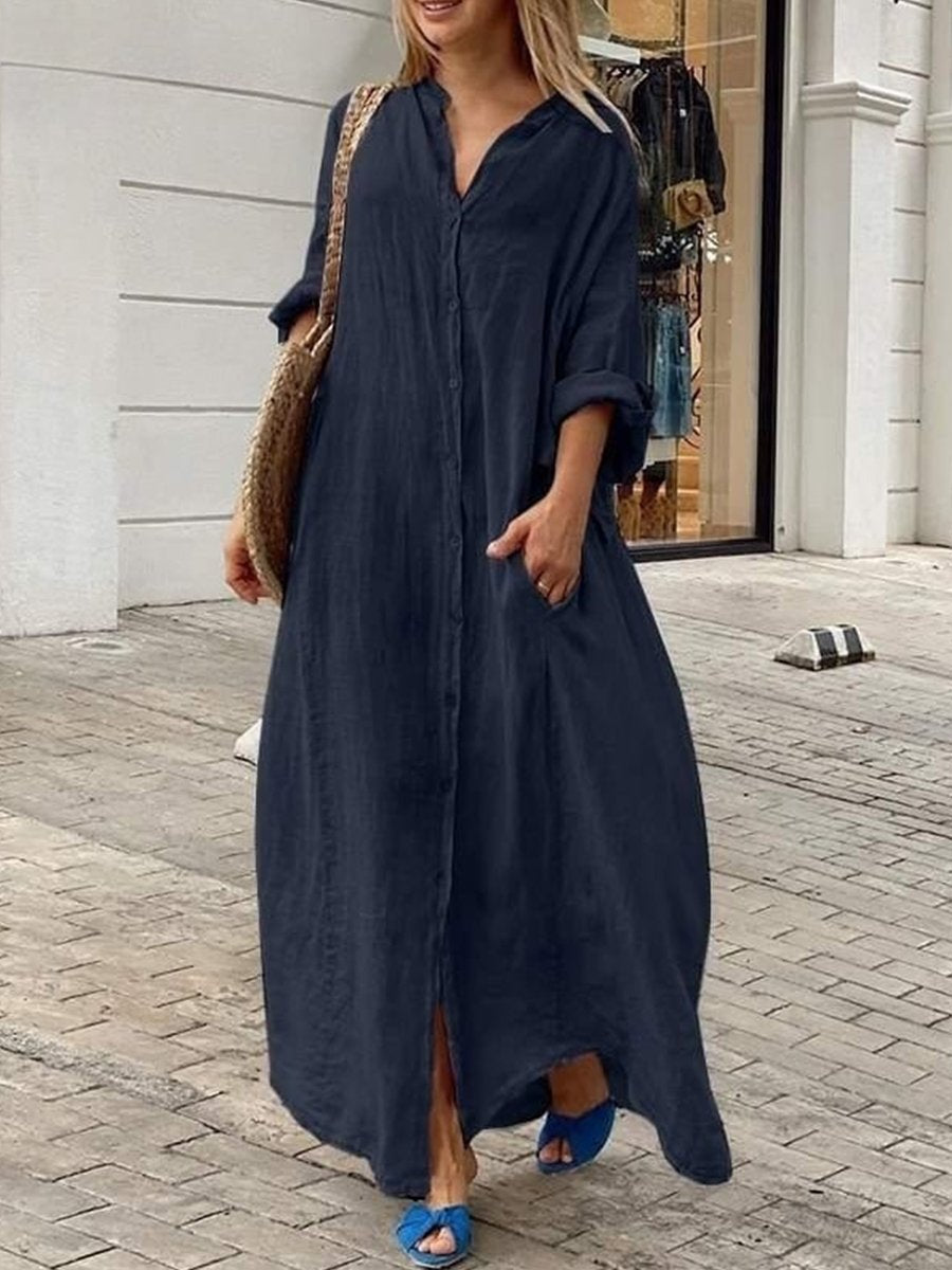 Women's Solid Color  Casual Dress