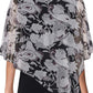 Lightweight Double Chiffon Printed Cape Shirt