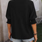 Loose V-neck and Dolman Sleeve T-shirt 51367206