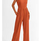 Elegant Formal Casual Sleeveless Wide Leg Jumpsuit