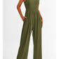 Elegant Formal Casual Sleeveless Wide Leg Jumpsuit