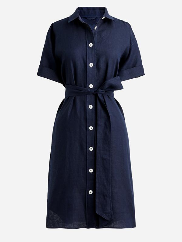 Linen Shirt Dress