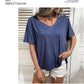 Women's Solid Color Loose Short Sleeve Casual T-Shirt 45982525YM