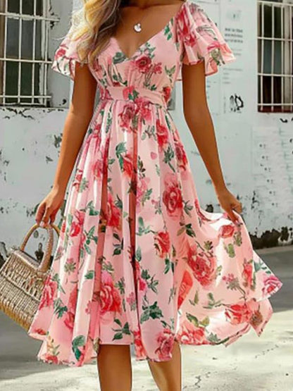 Floral Bohemian Dress