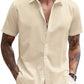 Casual Linen Blend Button Down Shirt (US Only)