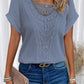 Lace Stitching Short Sleeve T-Shirt