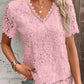 Lace Short-Sleeved T-Shirt