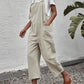 Leisure Oversize Solid Color Jumpsuits