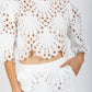 Elegant Shell Lace T-Shirt Set