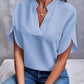 Casual V-neck Short-Sleeved Shirt