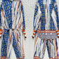 Ethnic Style Printed Top and Pants Two-piece Set