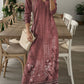 V-neck Long Sleeve Maxi Dress