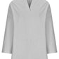 Cotton And Linen Loose Casual Stand Collar Long Sleeve Shirt