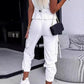 Stylish Stipe Graphic Vest and Pants Set