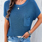 High Quality Knited Short Sleeves Top