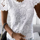 Crew Neck Lace T-Shirt