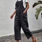 Leisure Oversize Solid Color Jumpsuits