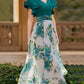 Elegant Ruffled Sleeves Chiffon Dress