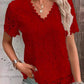 Lace Short-Sleeved T-Shirt