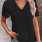 Lace Short-Sleeved T-Shirt