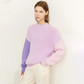 Lauren Spliced Knitted Top Drop Sweater