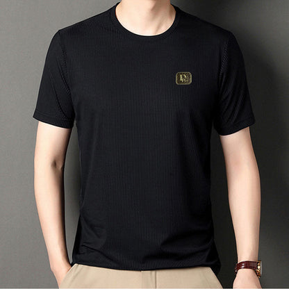 Casual High Stretch T-Shirt for Plus Size Men（50% OFF）