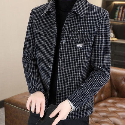 ❄️Winter Specials❄️Men's Fashion Plaid Warm Jacket