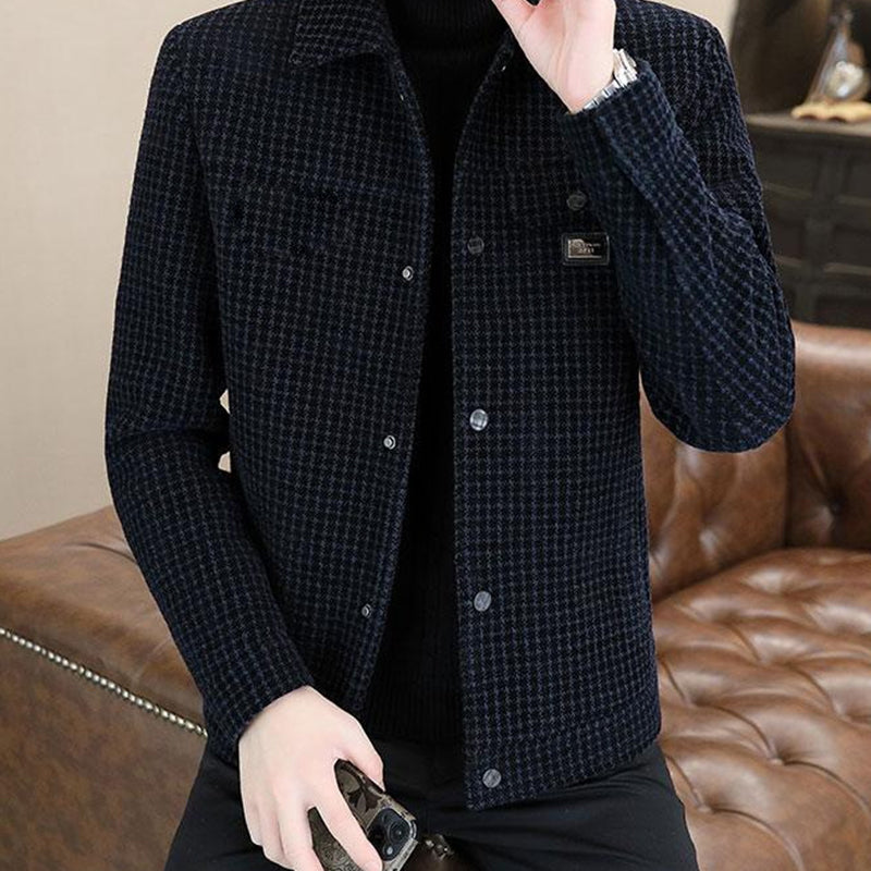 ❄️Winter Specials❄️Men's Fashion Plaid Warm Jacket